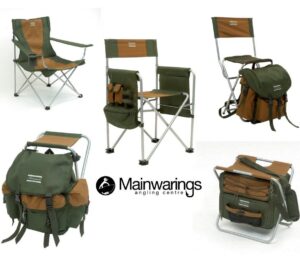 SHAKESPEARE DELUXE FOLDING CHAIRS & RUCKSTOOLS