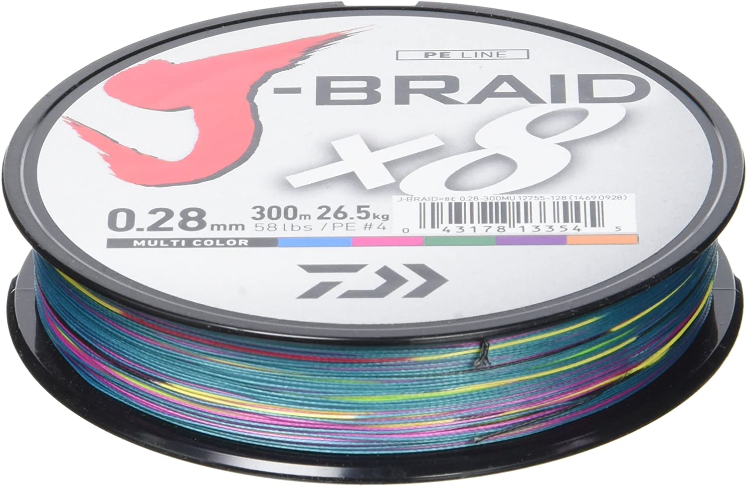 J-BRAID x4 BRAIDED LINE - MULTI COLOR – Daiwa US